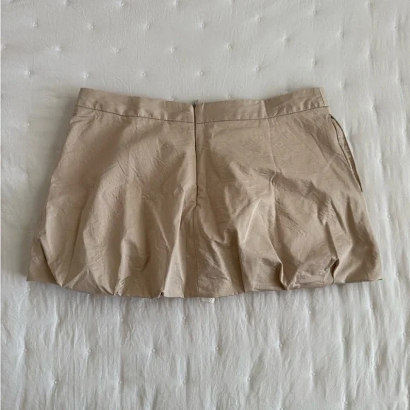 Zara Tan Bubble Skirt - Picture 3 of 4